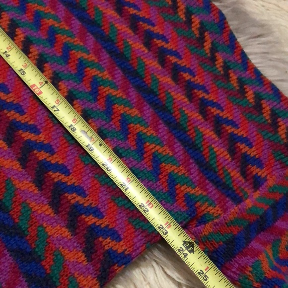 Vintage Wendy Lawrence Wool Sweater-Vibrant Pattern-Like New Condition - Picture 13 of 17